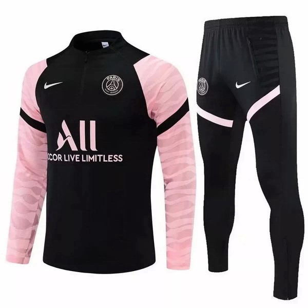 Chandal PSG 2021-2022 Negro Rosa